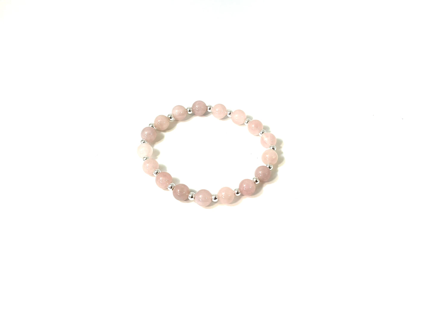 Rose Quartz Bead Bracelet