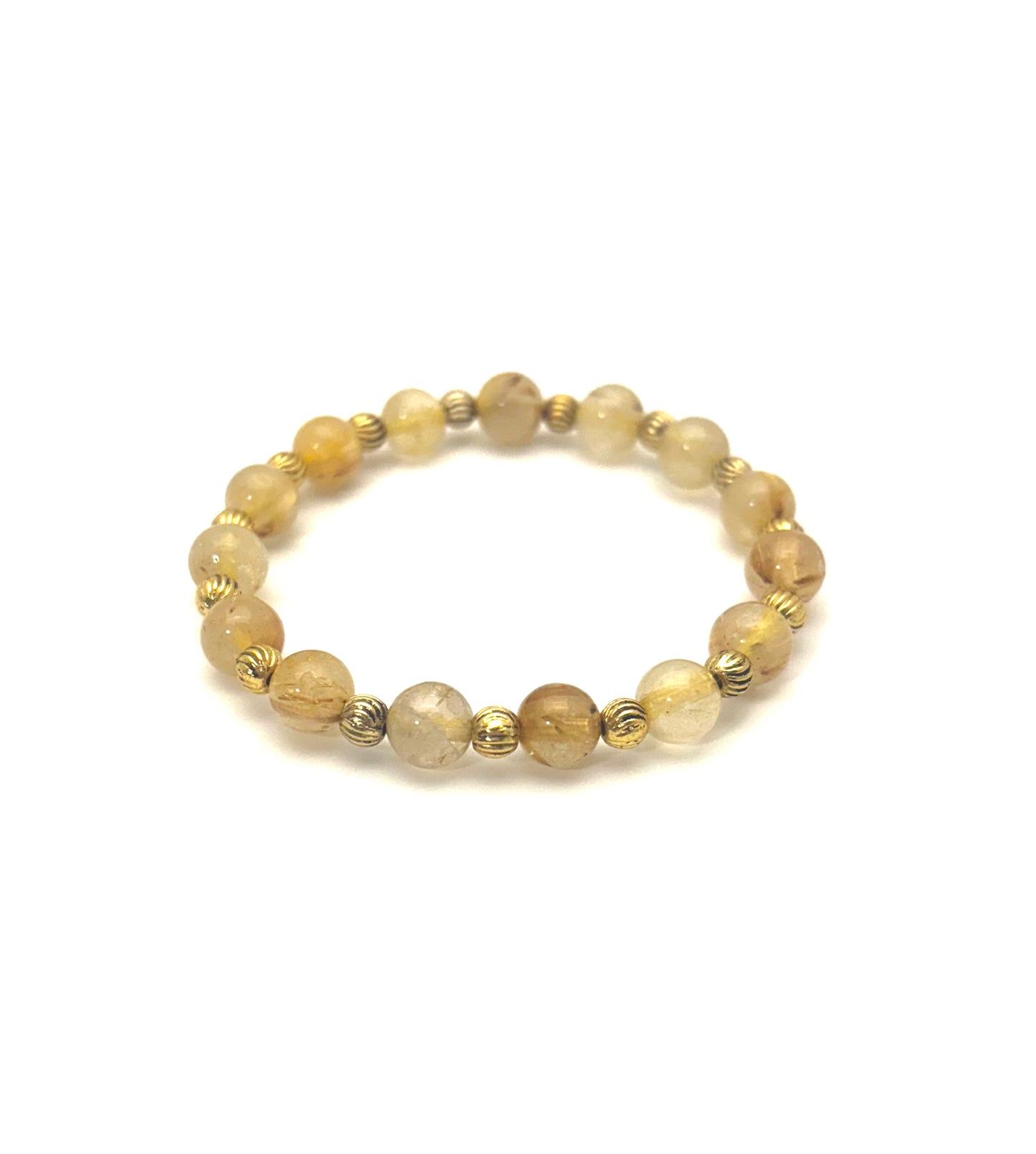 Golden Rutile Quartz Bracelet