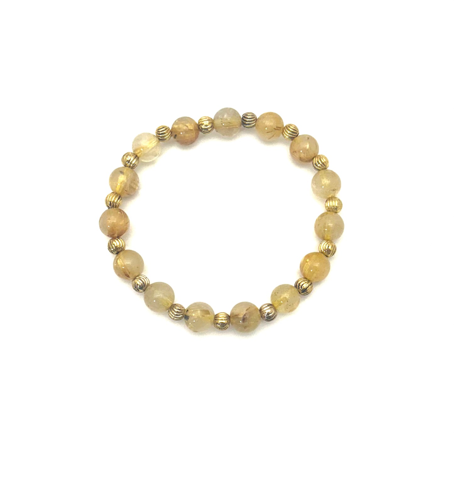 Golden Rutile Quartz Bracelet
