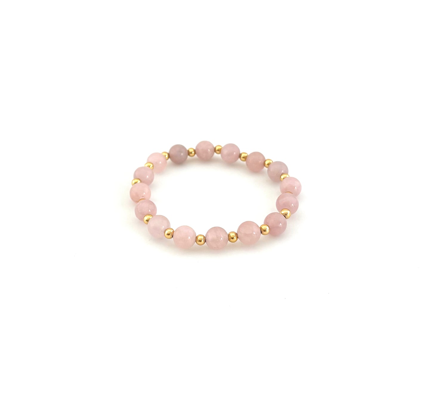 Rose Quartz Bead Bracelet