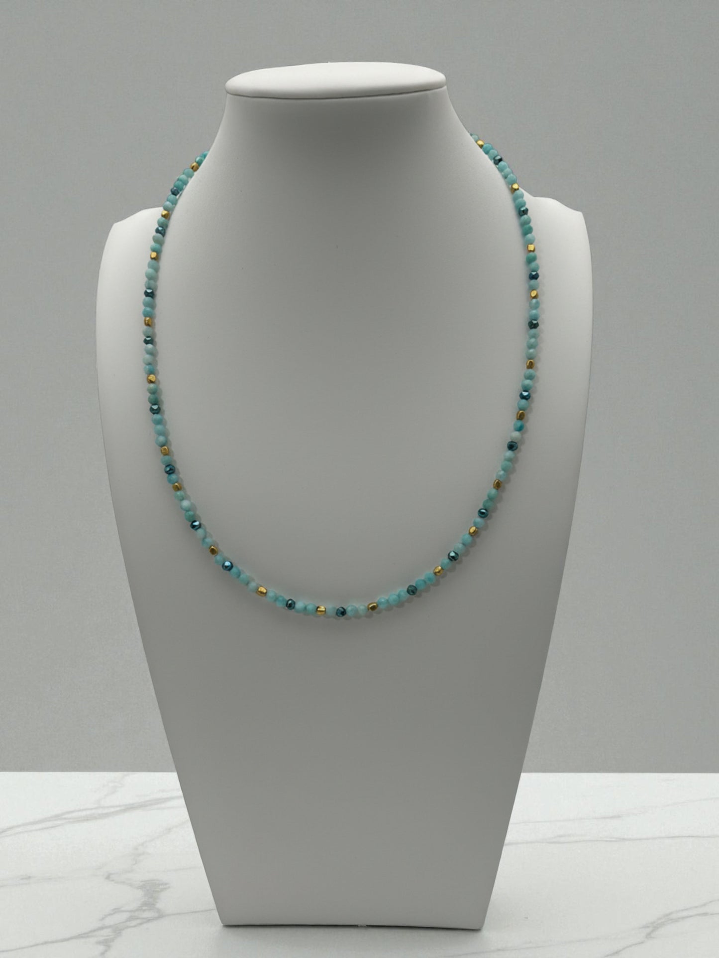 Amazonite Bead Necklace