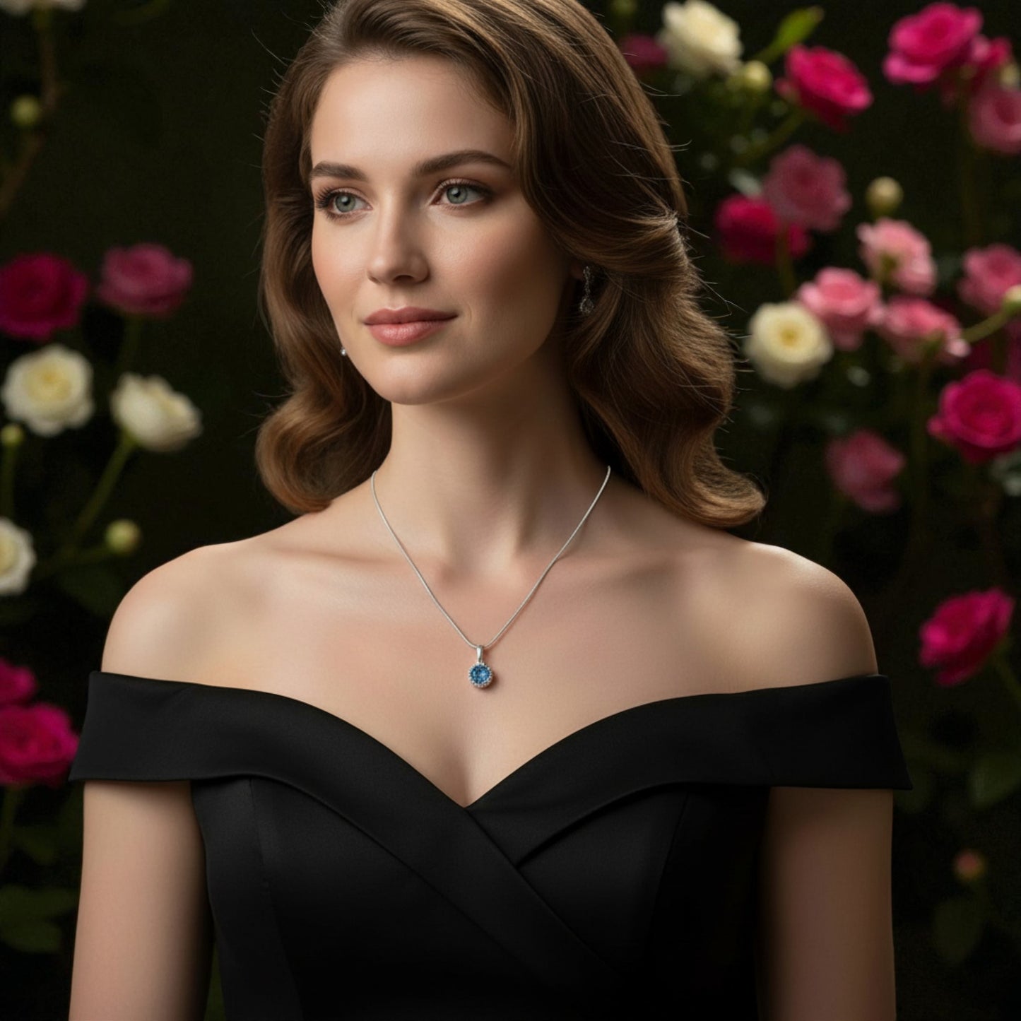 Blue Australian Opal Pendant