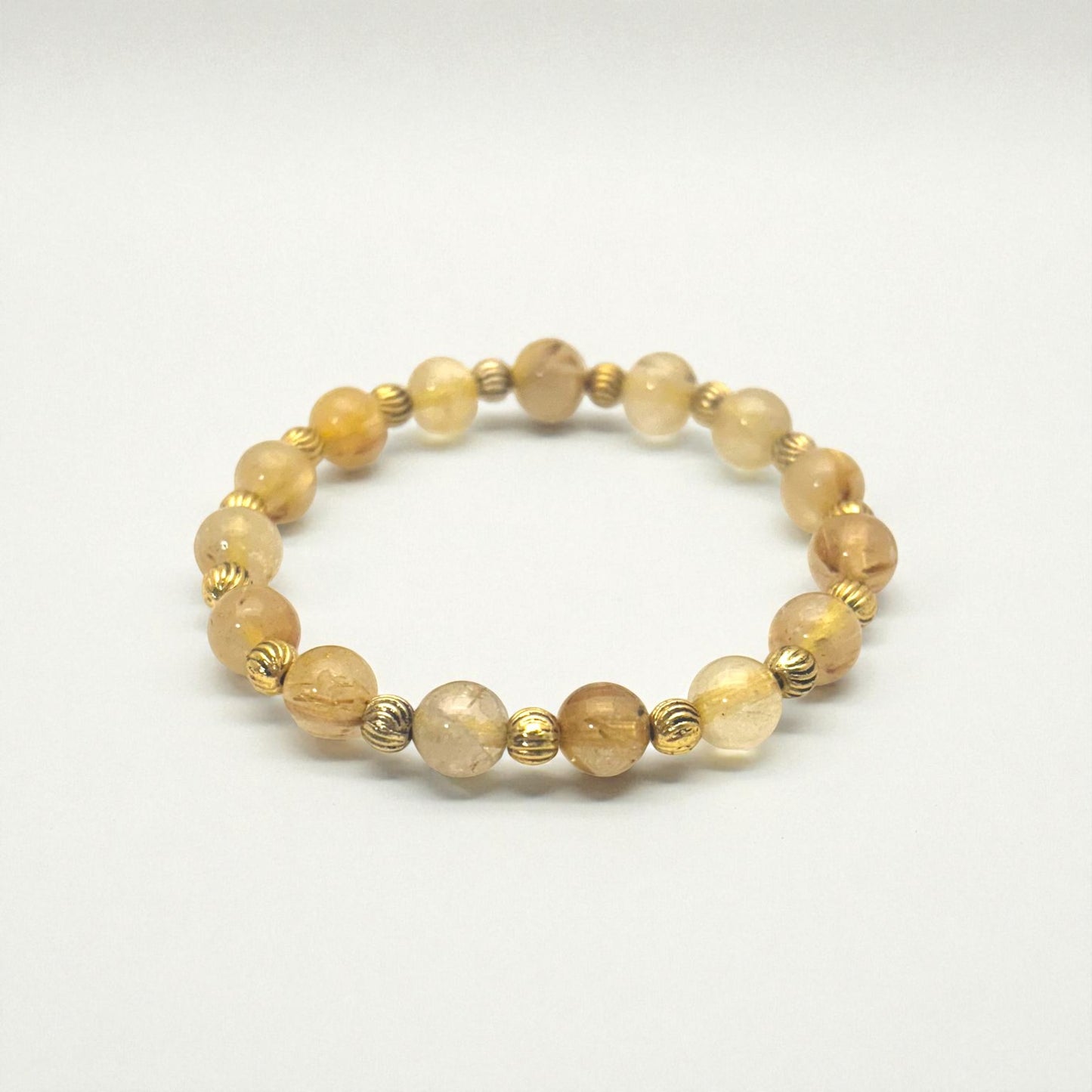 Golden Rutile Quartz Bracelet