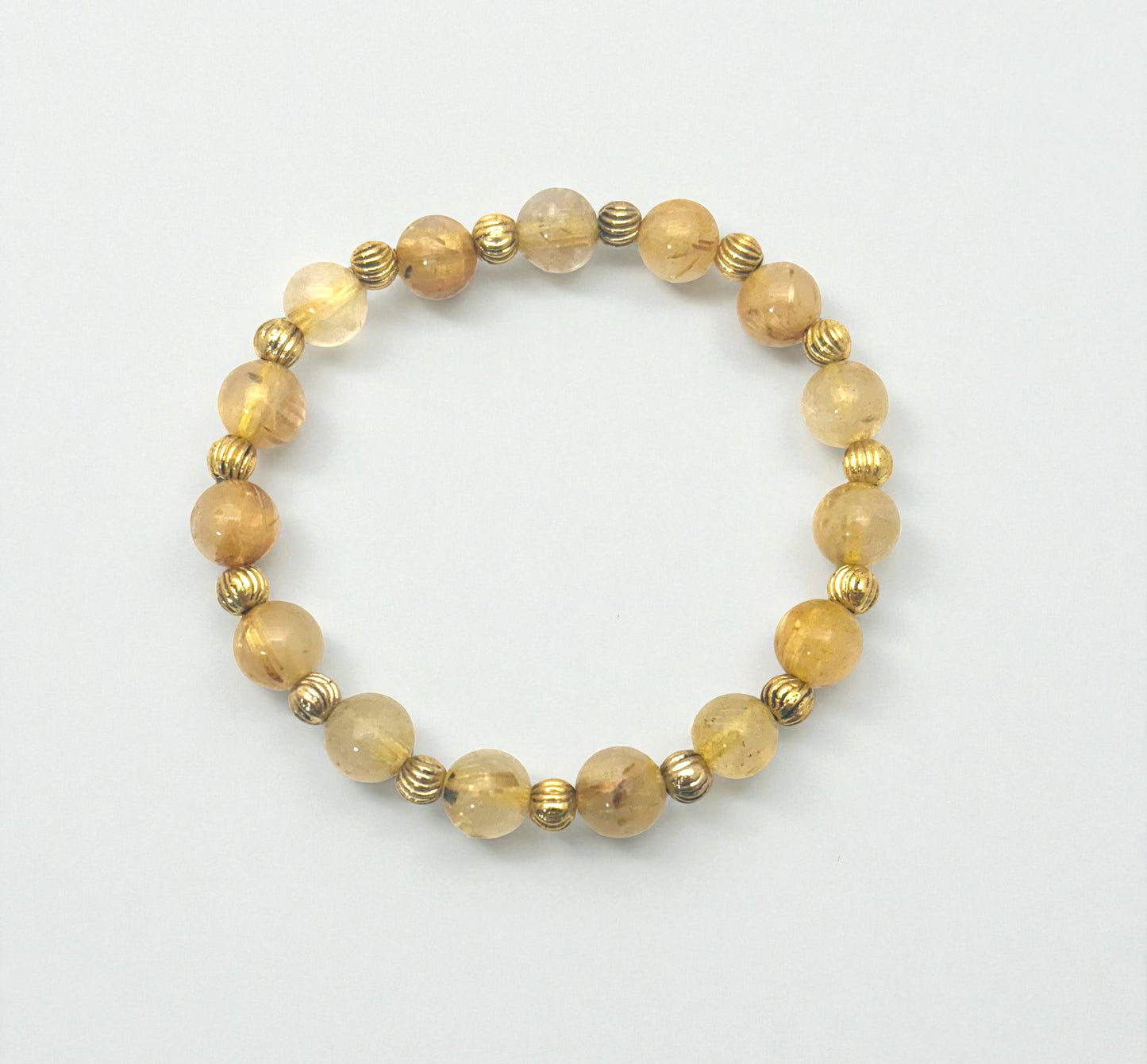 Golden Rutile Quartz Bracelet